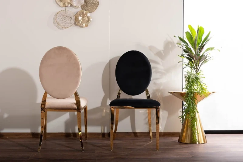 Krzesło tapicerowane King Velvet