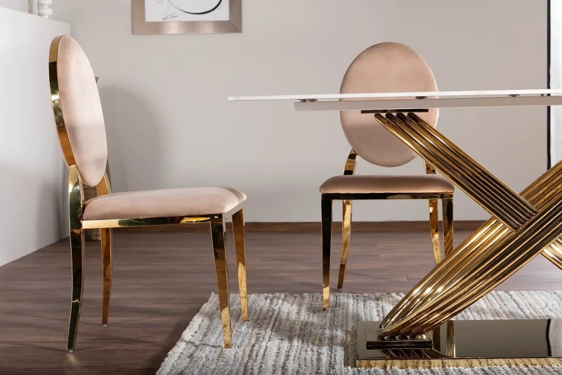 Krzesło tapicerowane King Velvet