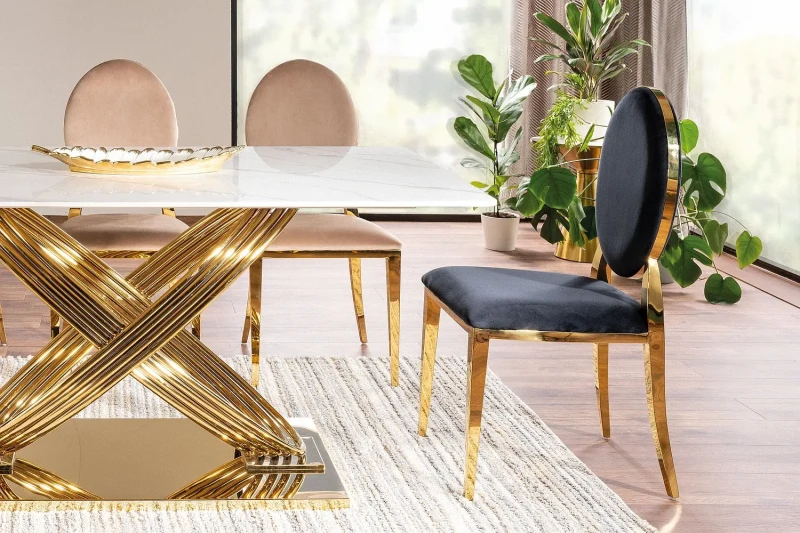 Krzesło tapicerowane King Velvet