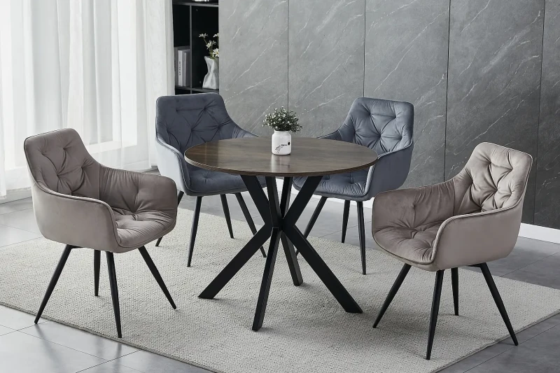 Krzesło tapicerowane Mango Velvet