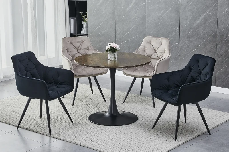 Krzesło tapicerowane Mango Velvet