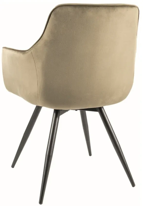 Krzesło tapicerowane Mango Velvet oliwka Bluvel 77