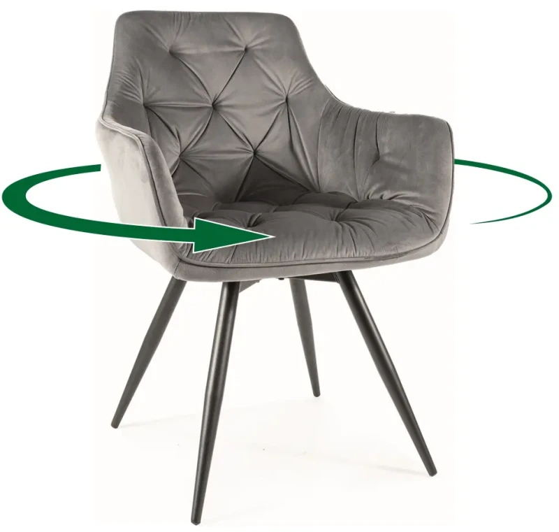 Krzesło tapicerowane Mango Velvet