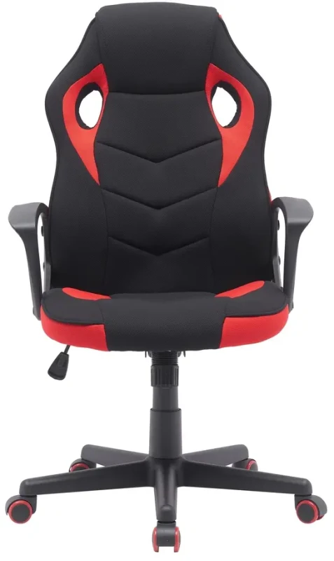 Fotel obrotowy Dakar czarny/czerwony