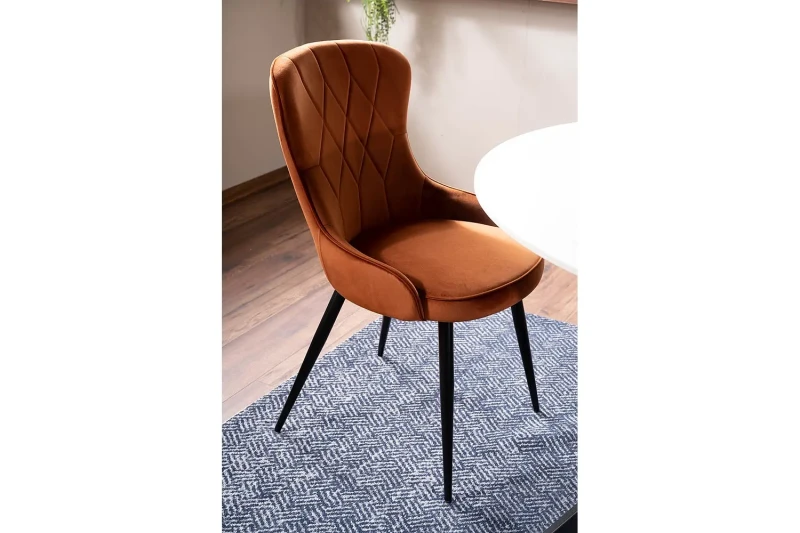 Krzesło tapicerowane Lotus Velvet