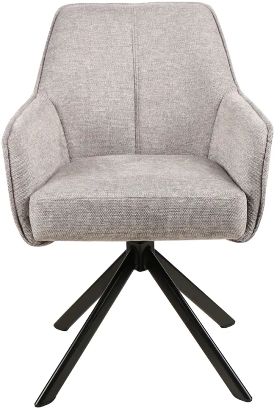 Krzesło tapicerowane Notti Brego szary .07