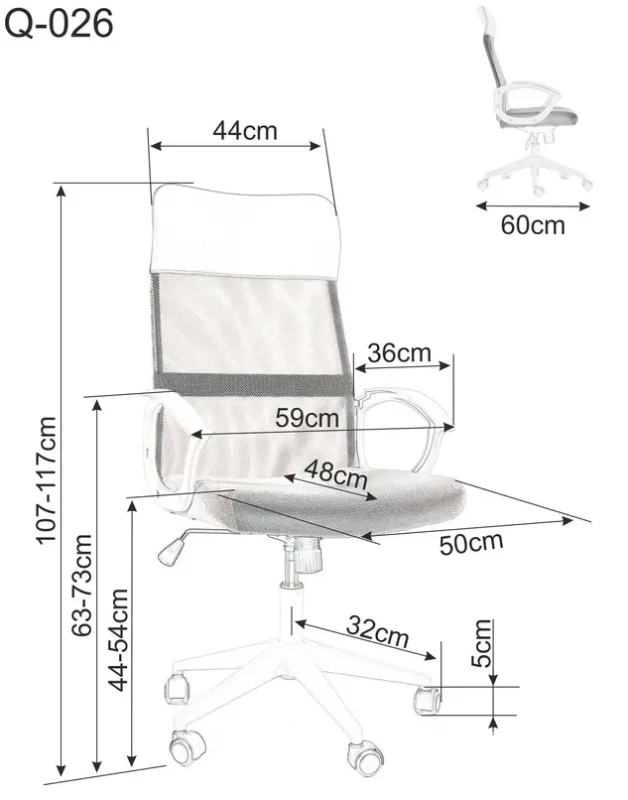 Fotel obrotowy Q-026