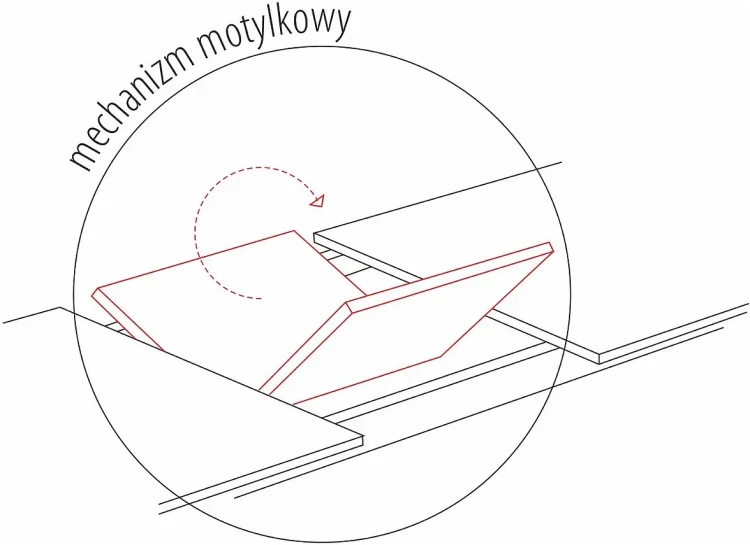 Stół rozkładany Logan 160-200 cm orzech/czarny mat