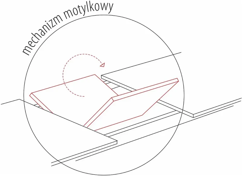 Stół rozkładany Logan 160-200 cm orzech/czarny mat