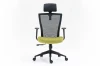 Fotel obrotowy Q-328H czarny/zielony