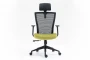 Fotel obrotowy Q-328H czarny/zielony