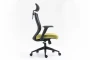 Fotel obrotowy Q-328H czarny/zielony