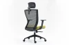 Fotel obrotowy Q-328H czarny/zielony