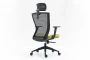 Fotel obrotowy Q-328H czarny/zielony