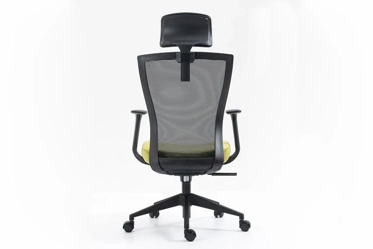 Fotel obrotowy Q-328H czarny/zielony