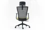 Fotel obrotowy Q-328H czarny/zielony