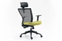 Fotel obrotowy Q-328H czarny/zielony