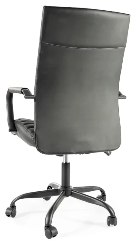 Fotel obrotowy Q-306 skóra syntetyczna czarny