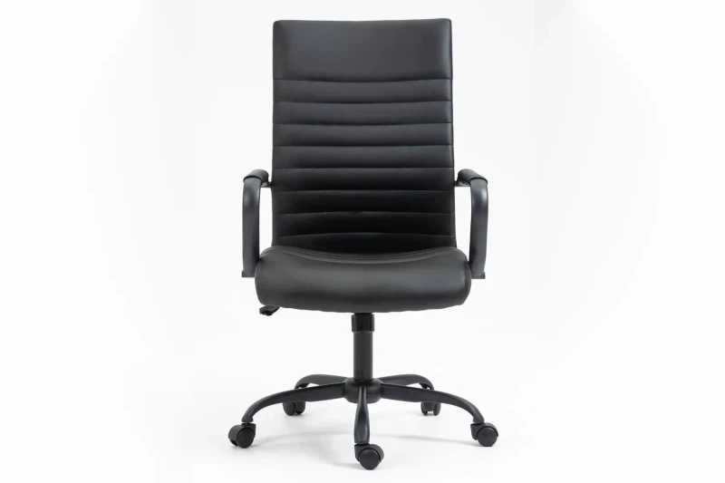 Fotel obrotowy Q-306 skóra syntetyczna czarny