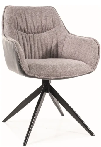 Krzesło tapicerowane Sempre Brego szary
