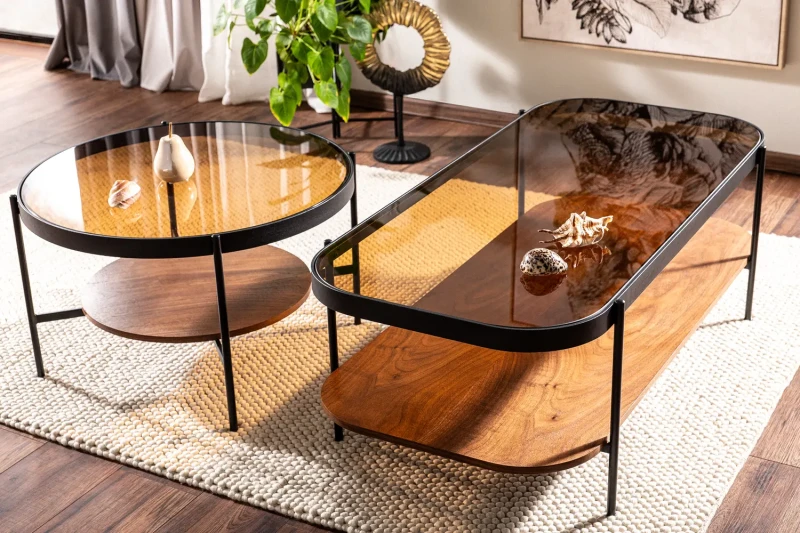 Ława Prima A bursztynowy/orzech 120x58 cm