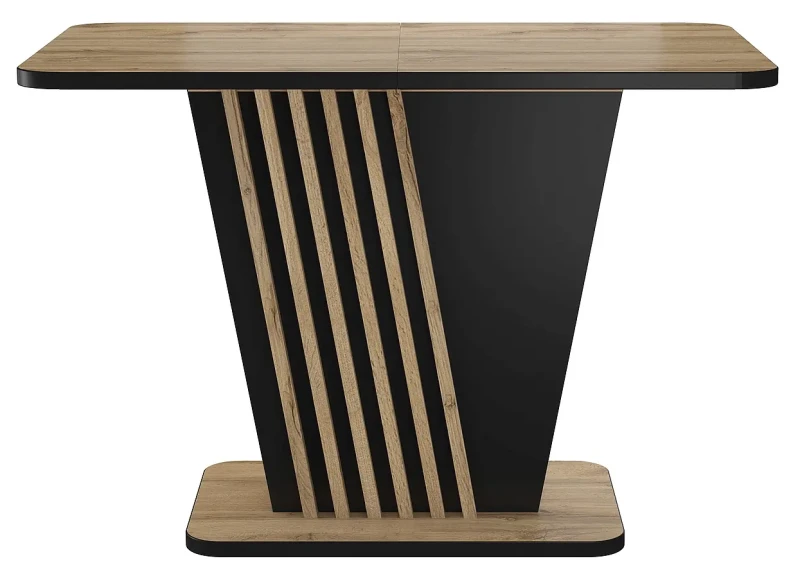 Stół rozkładany Nevio 125-170 cm dąb artisan/czarny