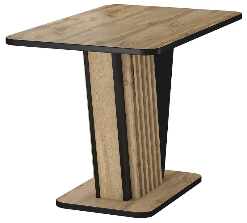 Stół rozkładany Nevio 125-170 cm dąb artisan/czarny