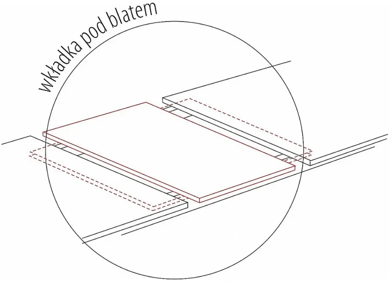 Stół rozkładany Nevio 125-170 cm dąb artisan/czarny