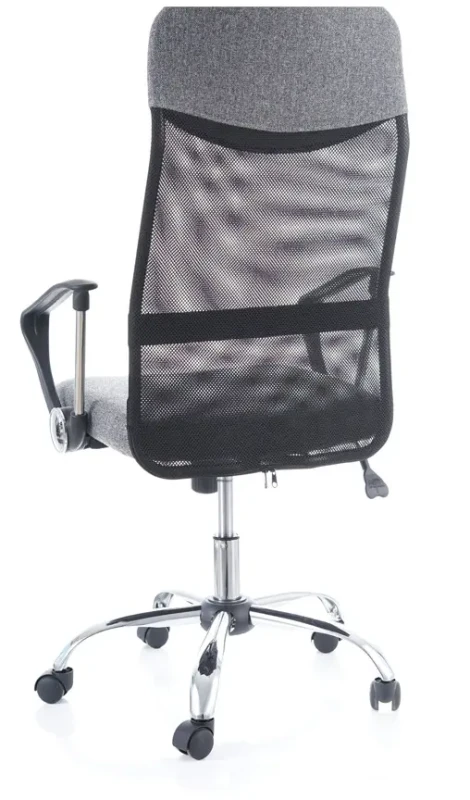 Fotel obrotowy Q-025 szary materiał
