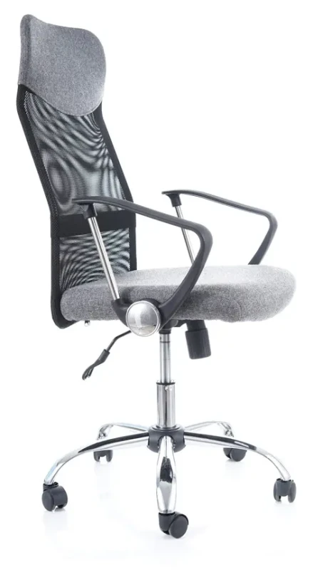 Fotel obrotowy Q-025 szary materiał