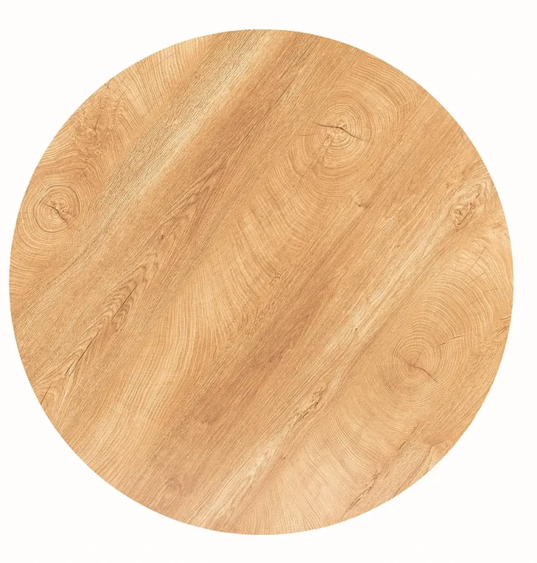 Stół okrągły Talia II 90 cm dąb/czarny