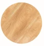 Stół okrągły Talia II 90 cm dąb/czarny