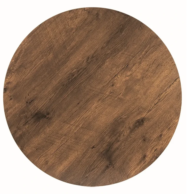 Stół okrągły Talia II 90 cm orzech/czarny