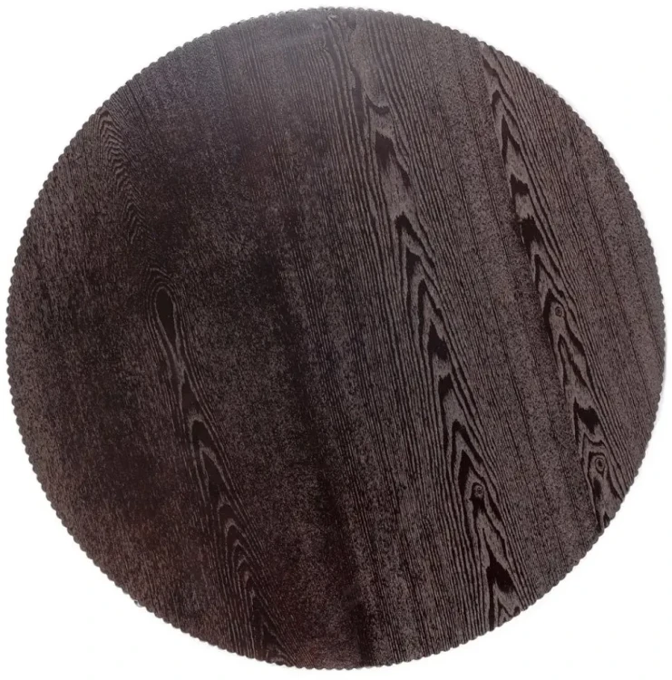 Ława Tuca 80 cm ciemny orzech/czarny