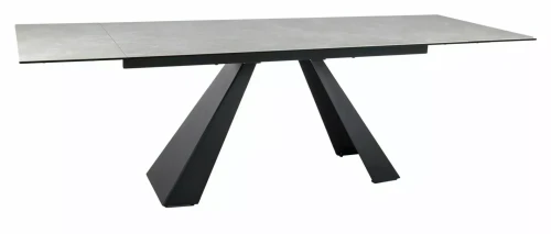 Stół rozkładany Salvadore Ceramic Diamond Cream 160-240 cm kremowy/czarny mat