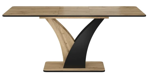Stół rozkładany Vento 120-160 cm dąb artisan/czarny