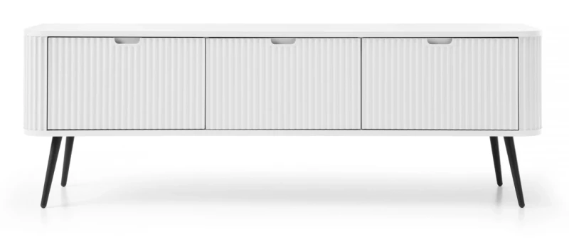 Szafka RTV Zova na nóżkach 168 cm biała