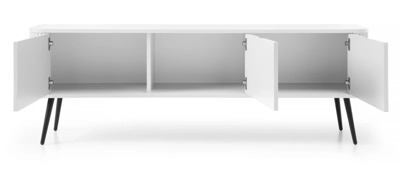Szafka RTV Zova na nóżkach 168 cm biała