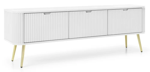 Szafka RTV Zova na nóżkach 168 cm biała