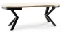 Stół rozkładany Cliff 100-176 cm do jadalni salonu okrągły - dąb Craft