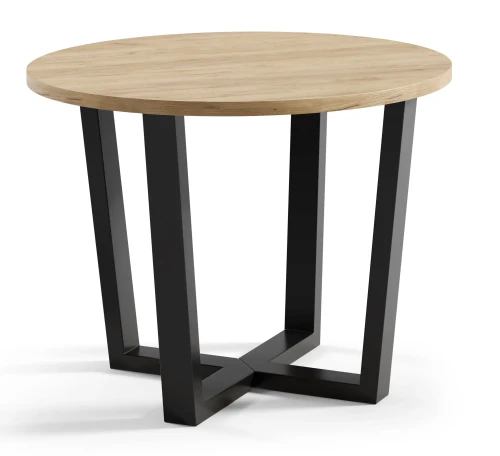 Stół rozkładany Alpine 100-176 cm do jadalni salonu okrągły