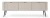 Szafka RTV Zova na nóżkach 168 cm cashmere - nóżki czarne