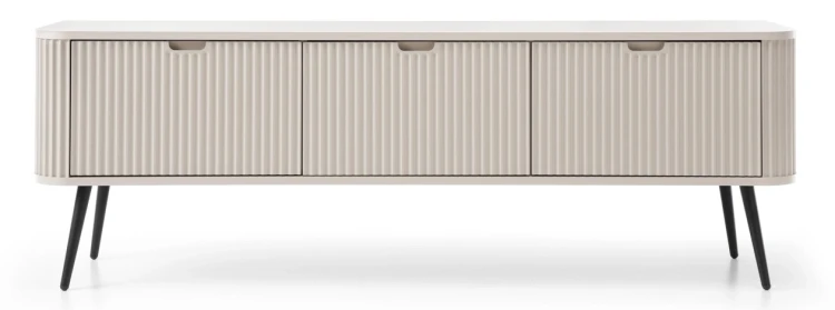 Szafka RTV Zova na nóżkach 168 cm cashmere - nóżki czarne