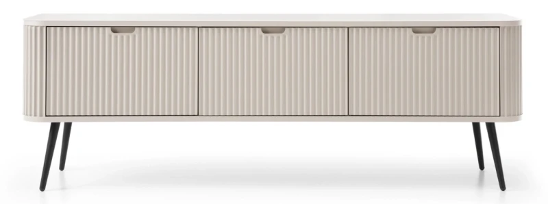 Szafka RTV Zova na nóżkach 168 cm cashmere - nóżki czarne