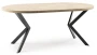 Stół rozkładany Lande 120-196 cm do jadalni salonu okrągły - 
 craft