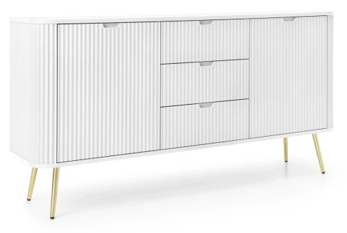 Komoda Zova na nóżkach 168 cm biały