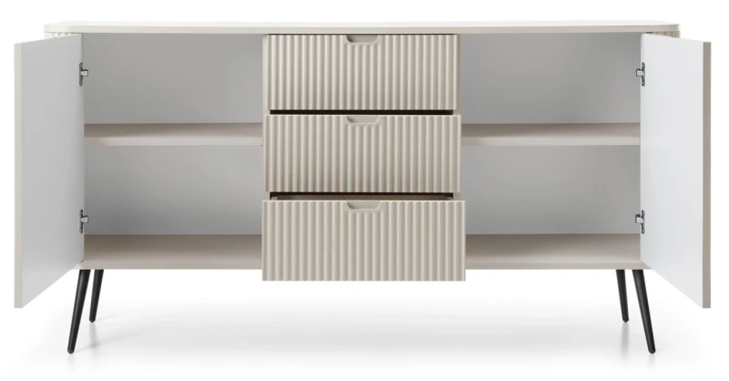Komoda Zova na nóżkach 168 cm cashmere