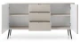 Komoda Zova na nóżkach 168 cm cashmere