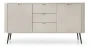 Komoda Zova na nóżkach 168 cm cashmere - nóżki czarne