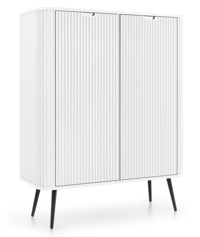 Komoda Zova na nóżkach 103 cm biała